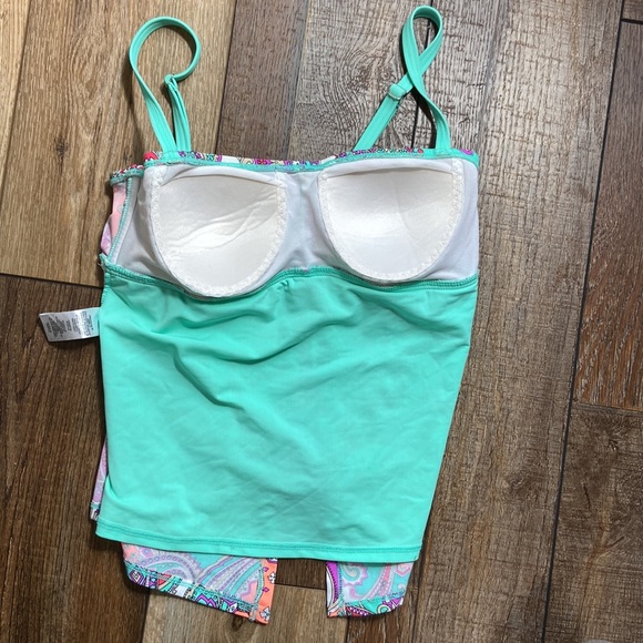 Aqua Couture Tankini Swim Top New Size Medium - Picture 7 of 13